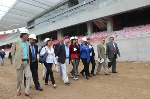 Estadio La Portada en trabajos finales y consolida a la región en infraestructura deportiva