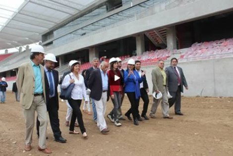 Estadio La Portada en trabajos finales y consolida a la región en infraestructura deportiva
