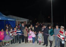 VECINOS DE CUZ CUZ RECIBIERON LAS OBRAS QUE SOLUCIONAN SUS PROBLEMAS DE ALCANTARILLADO