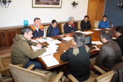 REUNION DE ONEMI CON INTENDENTE Y SERVICIOS PUBLICOS