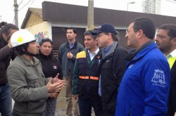 TRABAJOS DE LIMPIEZA DE ESCOMBROS EN ZONA DE TSUNAMI EN COQUIMBO ALCANZAN UN 25% EN METROS LINEALES