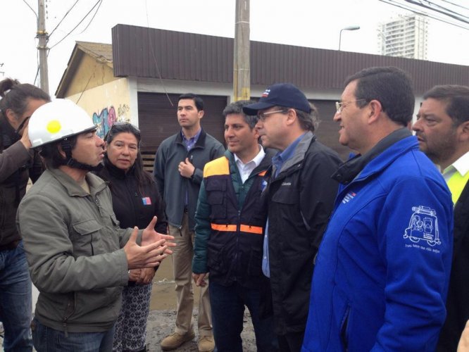 TRABAJOS DE LIMPIEZA DE ESCOMBROS EN ZONA DE TSUNAMI EN COQUIMBO ALCANZAN UN 25% EN METROS LINEALES