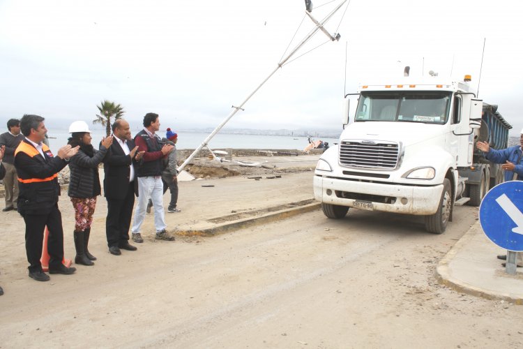 REHABILITAN AVENIDA COSTANERA DE COQUIMBO TRAS LABORES DE PAVIMENTACIÓN Y LIMPIEZA