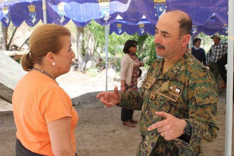 CON AYUDA DEL EJÉRCITO, GOBIERNO RESTABLECE RIEGO EN CANAL DAÑADO POR TERREMOTO EN MONTE PATRIA