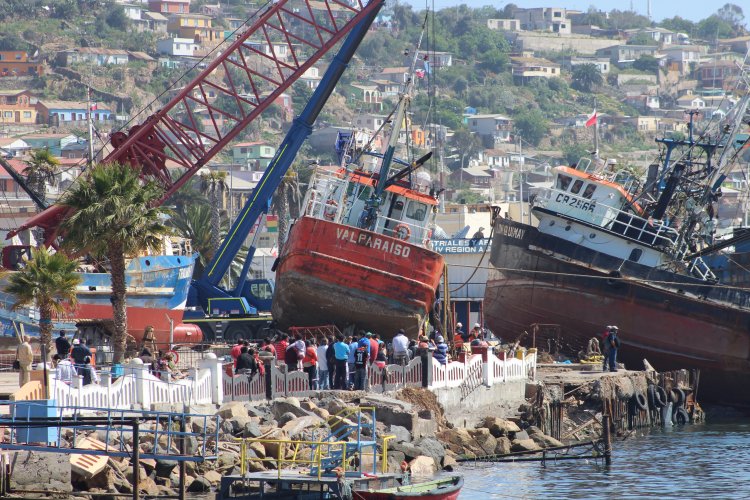 GOBIERNO DESTACA OPERATIVIDAD DE CALETA DE PESCADORES DE COQUIMBO