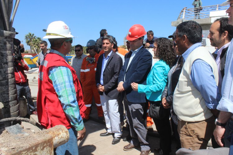 GOBIERNO DESTACA OPERATIVIDAD DE CALETA DE PESCADORES DE COQUIMBO