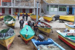 PESCADORES DE LOS VILOS MINIMIZAN DAÑOS TRAS COORDINADO TRABAJO PREVENTIVO