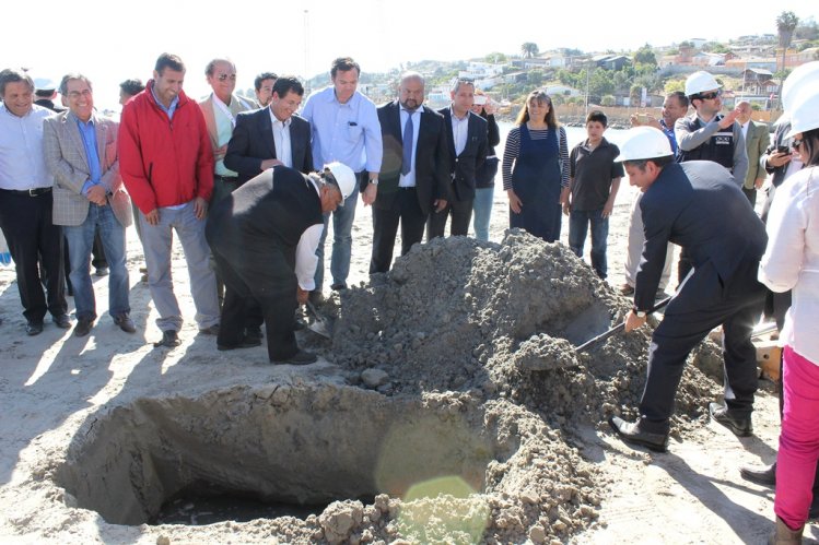 DAN INICIO A LAS OBRAS DE CONSTRUCCIÓN DEL BORDE COSTERO DE TONGOY
