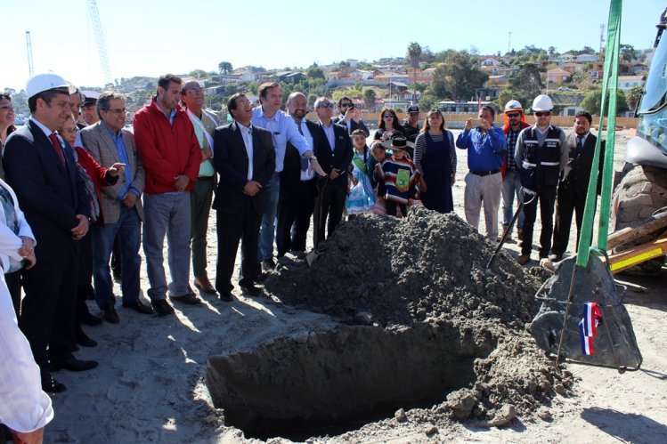 DAN INICIO A LAS OBRAS DE CONSTRUCCIÓN DEL BORDE COSTERO DE TONGOY