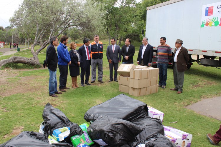 LA ARAUCANÍA TRAJO 16 TONELADAS DE MERCADERÍA Y MATERIALES DE CONSTRUCCIÓN PARA LOS DAMNIFICADOS POR EL TERREMOTO DE COQUIMBO
