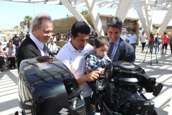 TRAS LA EMERGENCIA ENTREGAN NUEVOS MOTORES PARA RETOMAR ACTIVIDAD EN PEÑUELAS