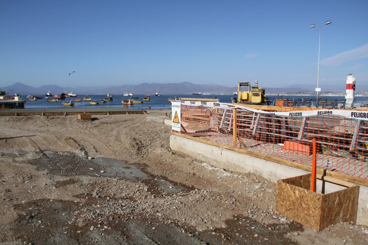 A FINES DE FEBRERO HABILITARÁN EXPLANADA DE LA CALETA DE PESCADORES DE COQUIMBO