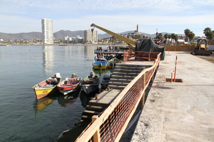 A FINES DE FEBRERO HABILITARÁN EXPLANADA DE LA CALETA DE PESCADORES DE COQUIMBO