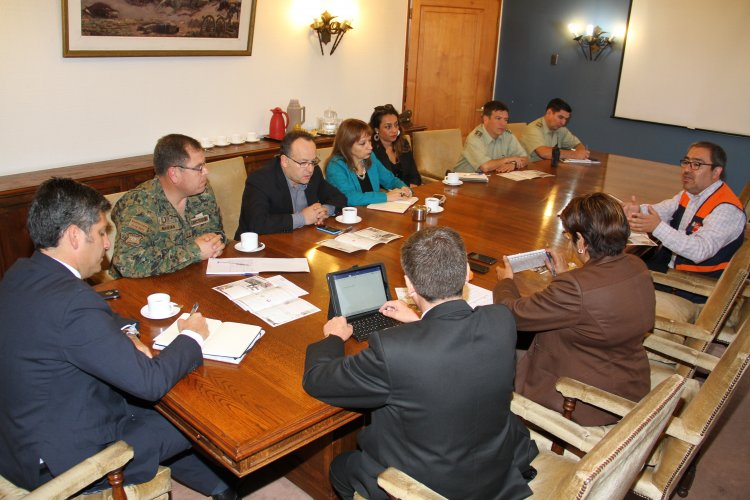 POR ALERTA DE PRECIPITACIONES, INTENDENTE CLAUDIO IBÁÑEZ INICIÓ COORDINACIONES PREVENTIVAS DE EMERGENCIAS