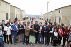 INAUGURAN LOTEO HABITACIONAL QUE ERRADICA TRES CAMPAMENTOS DE OVALLE