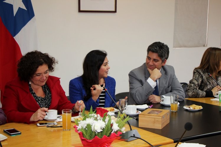 INTENDENTE CLAUDIO IBÁÑEZ CELEBRA JUNTO A FUNCIONARIAS PÚBLICAS POR EL DÍA DE LA MADRE