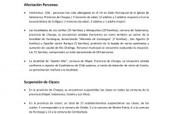 CUARTO INFORME DE SITUACIÓN DE PRECIPITACIONES