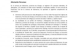 PRIMER INFORME DE SITUACIÓN DE PRECIPITACIONES