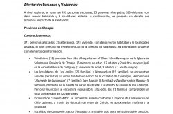 SEGUNDO INFORME DE SITUACIÓN DE PRECIPITACIONES