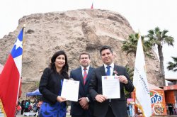 INTENDENTE IBÁÑEZ FIRMA ACUERDO DE COOPERACIÓN POR ESCASEZ HÍDRICA CON ARICA Y PARINACOTA