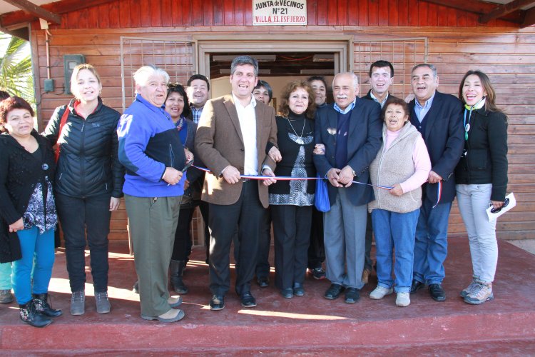 INAUGURAN CUATRO NUEVAS SEDES SOCIALES PARA VECINOS DE LAS COMPAÑÍAS