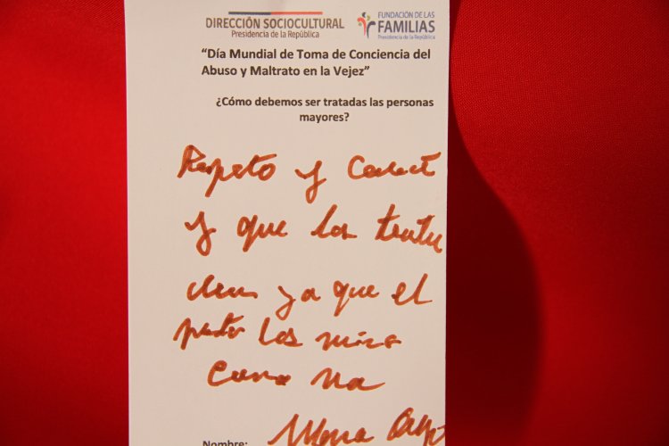 GOBIERNO CONMEMORA DÍA INTERNACIONAL POR EL BUEN TRATO A ADULTOS MAYORES