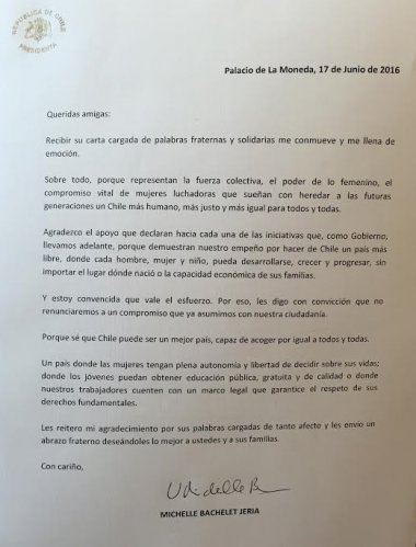 PRESIDENTA MICHELLE BACHELET RESPONDE A MUJERES DE LA REGIÓN DE COQUIMBO