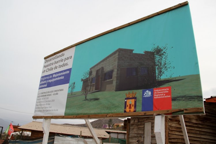 ENTREGAN RENOVADAS SEDES VECINALES EN ZONAS RURALES DE VICUÑA