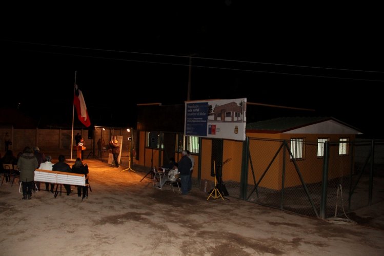 ENTREGAN RENOVADAS SEDES VECINALES EN ZONAS RURALES DE VICUÑA