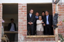 AVANZA CONSTRUCCIÓN DE VIVIENDAS DAÑADAS POR EL TERREMOTO EN ILLAPEL