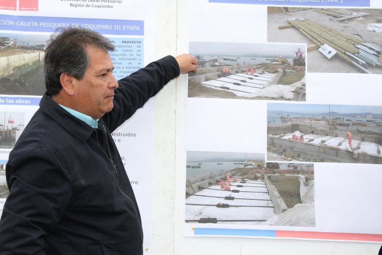 GOBIERNO REGIONAL FINANCIA OBRAS DE RECUPERACIÓN EN CALETA DE COQUIMBO DAÑADA POR EL TSUNAMI