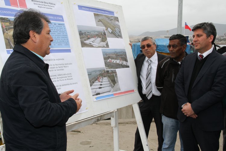 GOBIERNO REGIONAL FINANCIA OBRAS DE RECUPERACIÓN EN CALETA DE COQUIMBO DAÑADA POR EL TSUNAMI