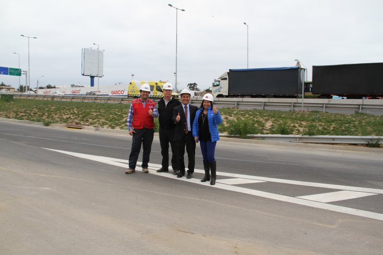 HABILITAN TRÁNSITO POR PASO INFERIOR DE ENLACE JUAN ANTONIO RÍOS CON RUTA 5 EN COQUIMBO