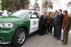 ENTREGAN NUEVOS VEHÍCULOS POLICIALES PARA CARABINEROS DE ELQUI Y LIMARÍ