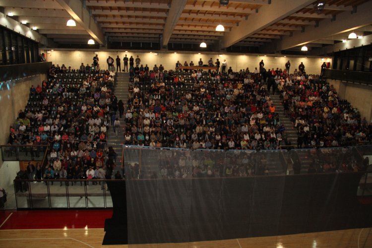 MÁS DE DOS MIL PERSONAS PARTICIPARON EN INAUGURACIÓN DEL NUEVO GIMNASIO TECHADO DE SALAMANCA