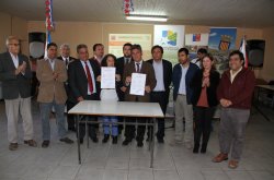 DESPUÉS DE 5 AÑOS EL GOBIERNO REGIONAL RETOMÓ OBRAS DEL ALCANTARILLADO EN HUENTELAUQUÉN NORTE