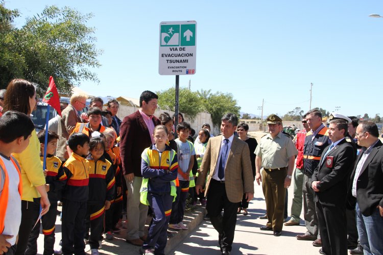 GOBIERNO PREPARA NUEVO EJERCICIO DE EVACUACIÓN EN SEIS COMUNAS POR TERREMOTO Y TSUNAMI