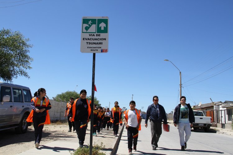 GOBIERNO PREPARA NUEVO EJERCICIO DE EVACUACIÓN EN SEIS COMUNAS POR TERREMOTO Y TSUNAMI