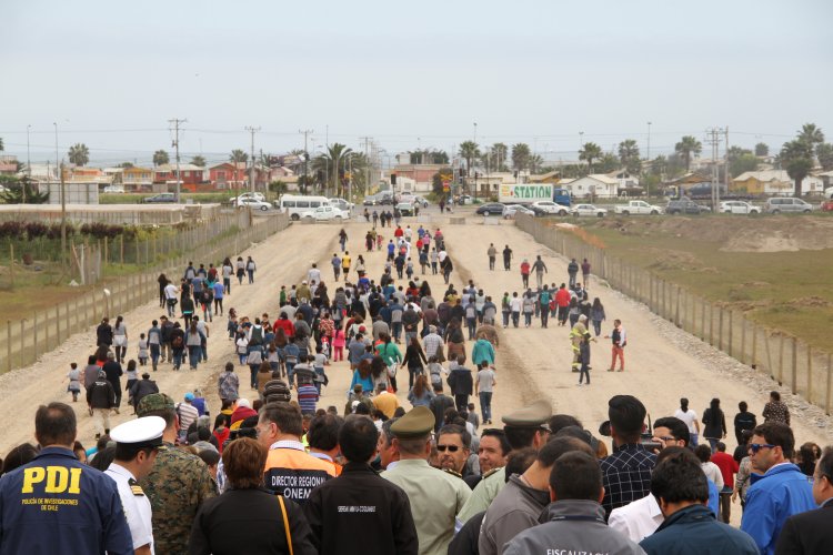 90 MIL PERSONAS EVACUARON EL BORDE COSTERO POR SIMULACRO DE TERREMOTO Y TSUNAMI
