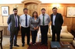 INTENDENTE IBÁÑEZ Y CORES GESTIONAN RECURSOS EN LA SUBDERE PARA AVANZAR EN 14 PROYECTOS SANITARIOS