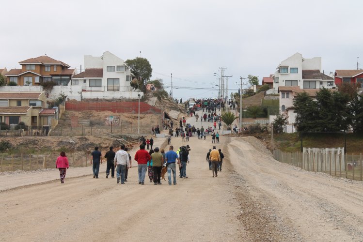 NUEVA VÍA DE EVACUACIÓN EN PEÑUELAS FUE PUESTA A PRUEBA EN SIMULACRO REGIONAL
