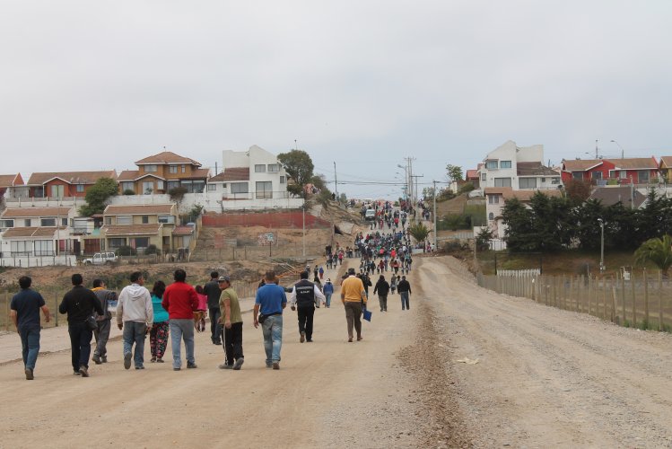 NUEVA VÍA DE EVACUACIÓN EN PEÑUELAS FUE PUESTA A PRUEBA EN SIMULACRO REGIONAL