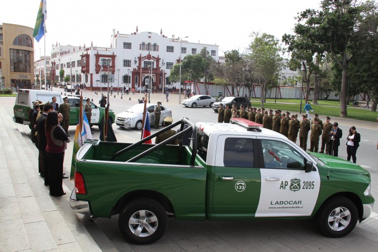 GOBIERNO REGIONAL HACE ENTREGA DE TRES NUEVOS VEHÍCULOS PARA REFORZAR LA LABOR DE CARABINEROS