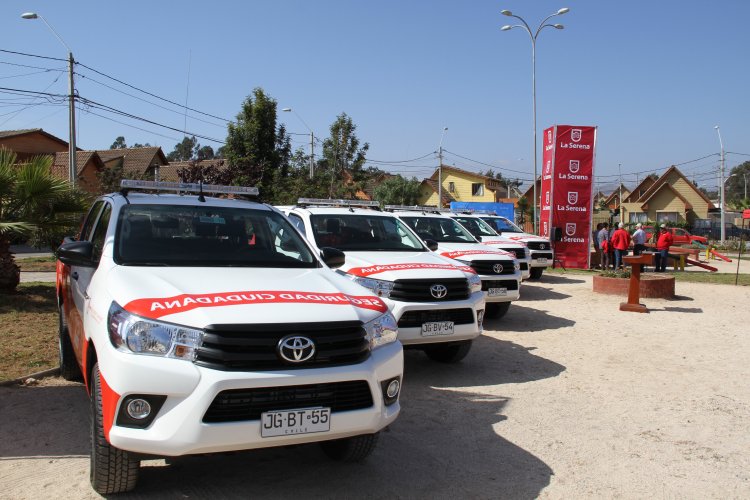 GOBIERNO ENTREGÓ CINCO CAMIONETAS DE VIGILANCIA A MUNICIPALIDAD DE LA SERENA PARA “PATRULLAJES PREVENTIVOS”
