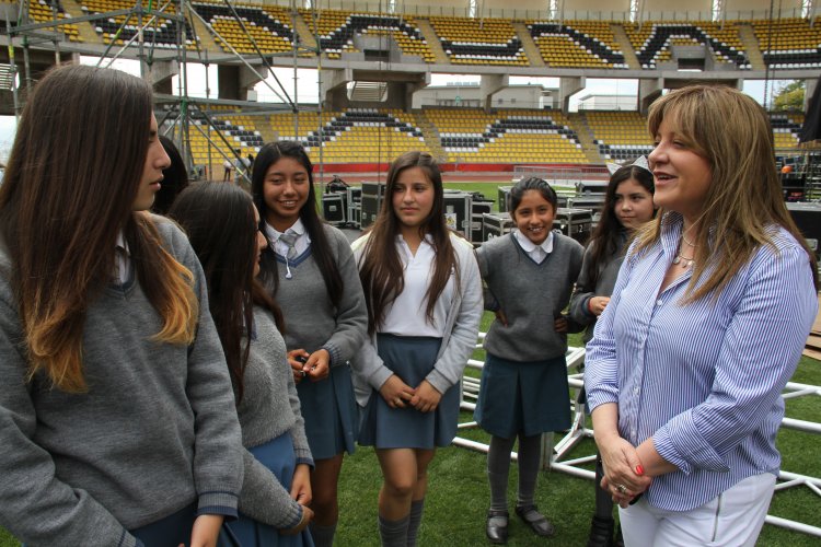 TODO LISTO PARA LA FIESTA DE NAVIDAD DE LA PRESIDENCIA 2016 MÁS GRANDE EN EL ESTADIO DE COQUIMBO