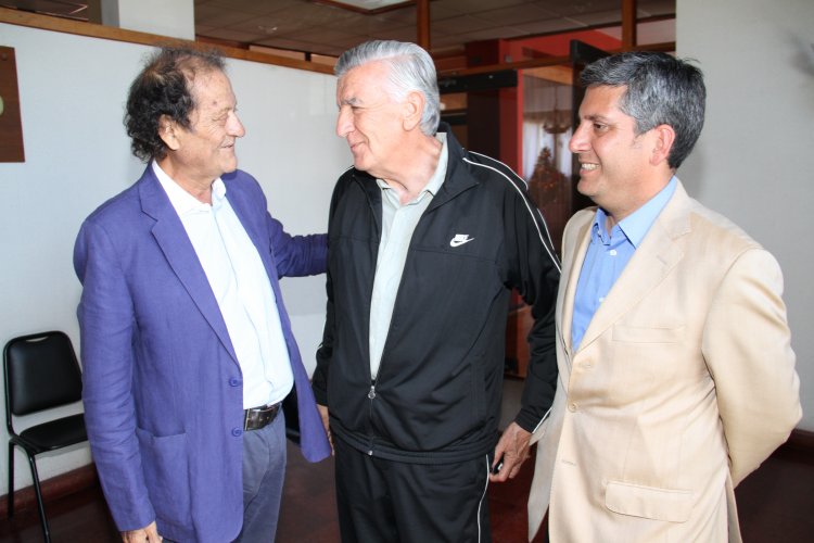 INTENDENTE IBÁÑEZ RECIBE A DIPUTADO ARGENTINO Y EX GOBERNADOR DE SAN JUAN JOSÉ LUIS GIOJA