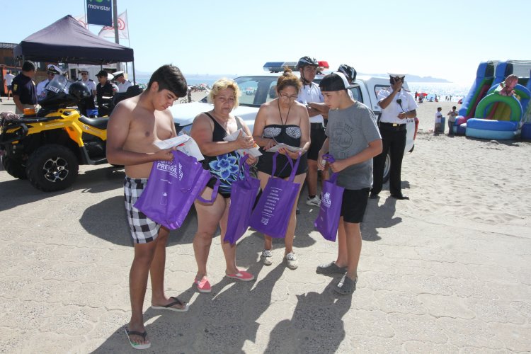 REALIZAN LLAMADO A LA PREVENCIÓN PARA DISFRUTAR DE UN VERANO SEGURO
