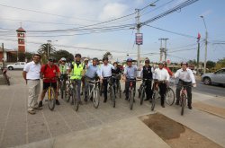 REALIZAN MASIVA CICLETADA PARA EVALUAR NUEVAS CICLOVÍAS DE GABRIEL GONZALEZ