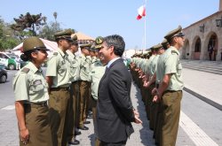 CARABINEROS PRESENTA A LOS NUEVOS FUNCIONARIOS QUE REFORZARÁN EL CONTINGENTE REGIONAL