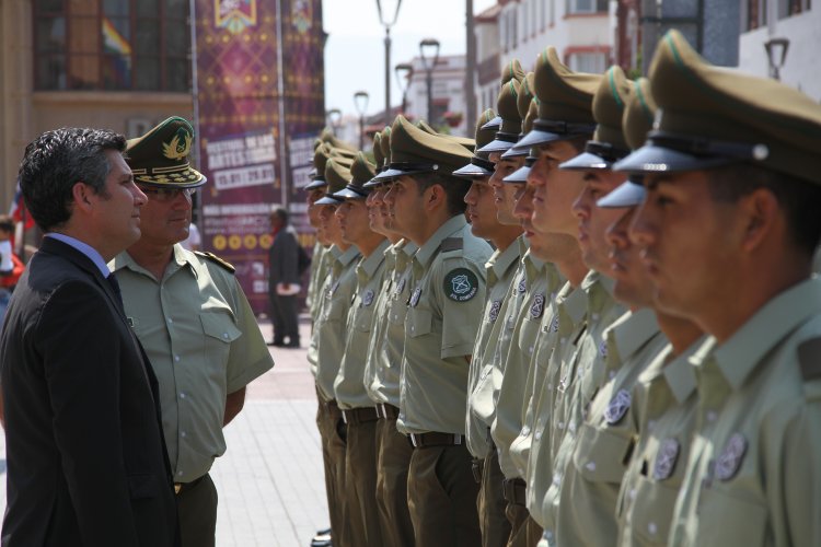 CARABINEROS PRESENTA A LOS NUEVOS FUNCIONARIOS QUE REFORZARÁN EL CONTINGENTE REGIONAL